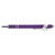 Purple - Soft-Touch Aluminum Pen w/ Stylus