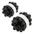 Black - Push Pop and Spinner Ball