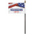 Back View - Single Reverse Polyester Stick Flags
