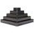 3 Quarter view of stick flag base - Pyramid Stick Flag Base - 1 Hole