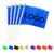 Custom Printed Portable Polyester Hand Held Stick Flag 8''x6''