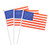 Handheld Small American Flags