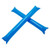 Blue - Inflatable Thunder Cheer Sticks Pair