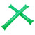 Green - Inflatable Thunder Cheer Sticks Pair