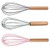 Silicone Whisk with Wooden Handle, Optional Cooking Utensil Set