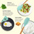 11 Pcs Non-stick Silicone Cooking Kitchen Utensils Spatula Set with Holder with Wooden Handle