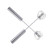 Silver - Stainless Steel Push Whisk