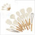 12-Piece Set Of Silicone Kitchenware With Wooden Handles