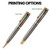 TiTUS® Golden Luxury Pen Set – Ballpoint & Rollerball Duo with Gift Box