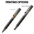 TiTUS® Metal Carbon Fiber Pen Set – Ballpoint & Rollerball Duo with Gift Box