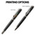 Titus® Wavy Pattern Luxury Signature Pen Set – Ballpoint & Rollerball Duo with Gift Box