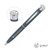 Matte Grey / Chrome - Garland® Color Matte Twist Ballpoint Pen - Chrome