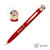 Red / Gold - Garland® Tactical Custom Textured Twist Pen - Gold