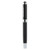 1066-64BKBack - Hyde Recycled Brass Gel Rollerball