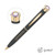 Matte Purple / Gold - Garland® Color Matte Custom Twist Ballpoint Pen - Gold