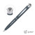 Matte Grey / Chrome - Garland® Color Matte Custom Twist Pen - Chrome