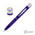 Matte Purple / Chrome - Garland® Color Matte Custom Twist Pen - Chrome