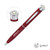 Matte Red / Chrome - Garland® Color Matte Custom Twist Pen - Chrome