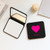 Pocket Folding Compact Mirror, Double-Sided Travel Makeup Mirror, DIY Photo Cover