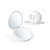 White - LED Lighted Travel Makeup Mirror