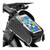 Black - Waterproof Bike Phone Front Frame Bag with Stable Mount