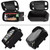Black - Waterproof Bike Phone Front Frame Bag with Stable Mount