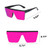 Pink - Square Oversized Sunglasses