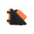 Orange - Bike Triangle Frame Bag With Bottle Holder