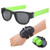 Green/Black - Folding Flexible Polarized Wristband Sunglasses