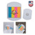 Magnetic Memo Clip with Adhesive Flags