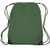 Forest Green - Quick Ship Drawstring Backpack with Reinforced Corners (14" x 18")