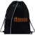 Black - Sport Mesh Pocket Drawstring Backpack