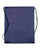 Blue-navy Blank - Non-Woven Drawstring Bag.