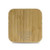 Brown - Squar Bamboo Wireless Charger - 15W