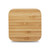 Brown - Squar Bamboo Wireless Charger - 15W