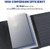 Black - 20W Foldable Rain-Resistant Solar Panel Battery Charger