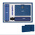 Executive Office Gift Set Thermos with Umbrella A5 Notebook and Signature Pen