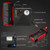Black/Red - Portable Emergency battery booster Jump Starter w/Tire Inflator Emergency Tools
