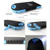 Blue - 4000mAh Solar Power Bank Charging - FCC/RoHS/UL/Prop 65 Compliant