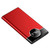 Red - 20000mAh power bank with display screen and dual LED lights