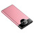 Pink - 20000mAh power bank with display screen and dual LED lights