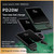 10000mAh 2-in-1 fast charging power bank w/15W MagSafe Wireless Charger
