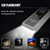 Gray - Portable Emergency battery booster 16800mAh Portable Car Jump Starter w/Wireless Charger