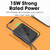 Black - 10000mAh Mini Magnetic Power Bank 15W Wireless Charger