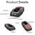 Black/Red - Portable Emergency battery booster 29600mWh Car Jump Starter Power Bank