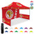10' x 15' Commercial Grade Event Tent With Full Back Wall And Two Half Walls