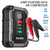 3000A Peak Jump Starter Air Pump For 12V Gasoline and Diesel