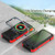 Pink - 20,000mAh Solar Portable Charge Built-in 4 Cables w/ 15W Wirless QI Charger