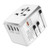 White - Custom PD45W Universal Travel Adapter (2 USB + 2 Type-C + PD45W)
