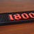 Black Side - Bar Mats For Counter 3"x20''